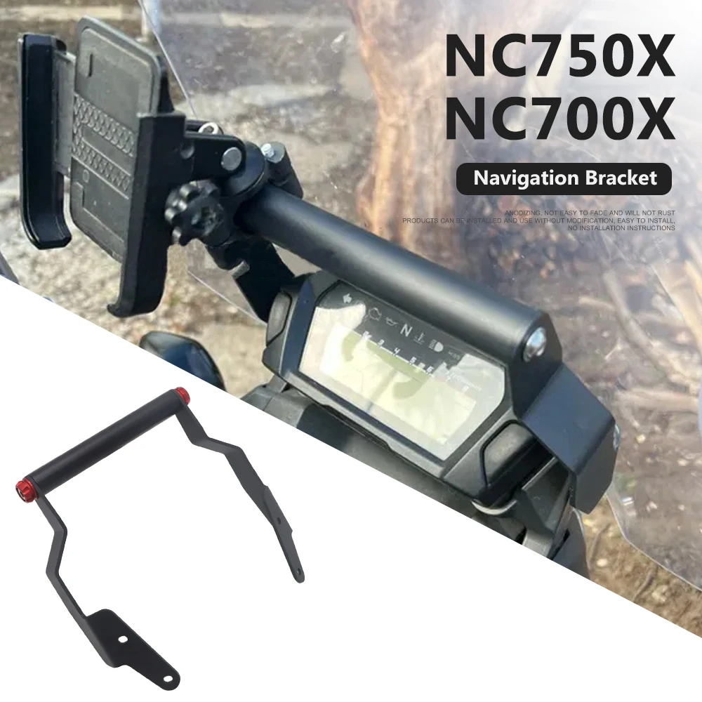 

Motorcycle Accessories For Honda NC750X NC700X NC 700 X 700X NC 750X Mobile Phone Holder Stand Support GPS Navigation Bracket