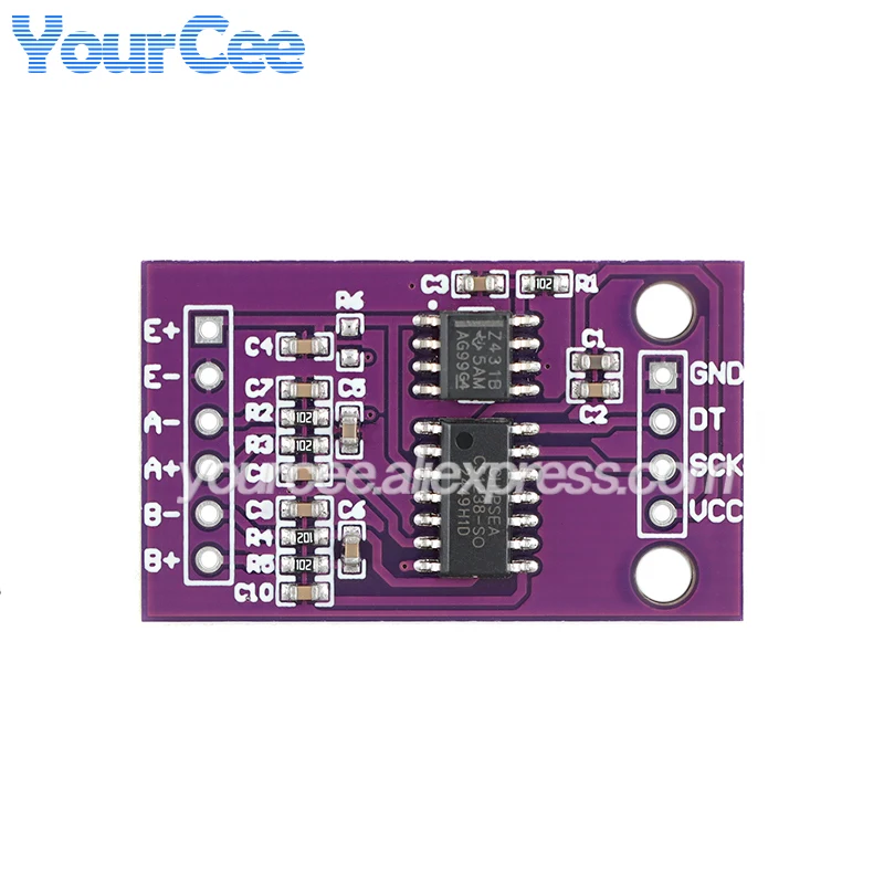 5pcs/1pc 24-bit Analog to Digital Conversion ADC Module CS1237 single CS1238 Double Channel load cell on-board TL431 chip