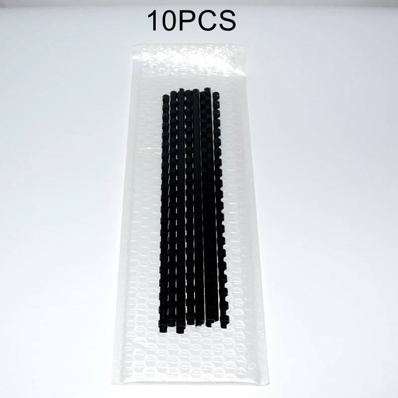 10PCS/LOT ReadStar PVC Black Binding aprons 21 Loops  6-51mm 20-450 sheets A4 binding aprons comb binding rings Plastic combs