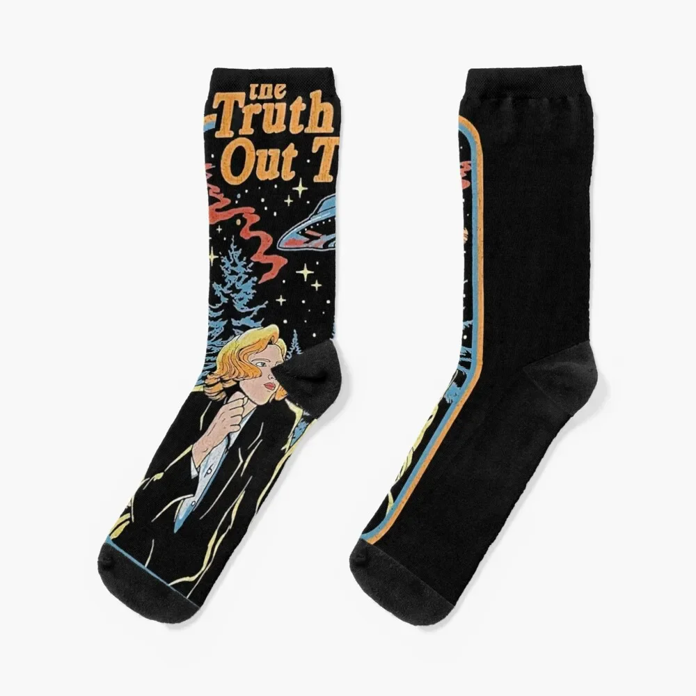 The truth is out there - X archivos divertidos, The truth is out there - X archivos es hilarante calcetines personalizados para mujeres y hombres