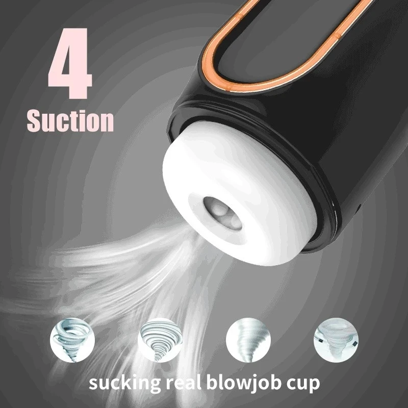 Male Sex Toy Automatic Telescopic Sucking Vibrator Masturbator Cup For Men Real Vaginal Suction Pocket Blowjob Adult Product