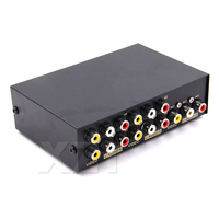 New 2/4/8 Ports AV RCA Audio Video Switch AV Signal RCA Composite Splitter Selector for STB TV DVD Player XBOX PS2 AV Switcher