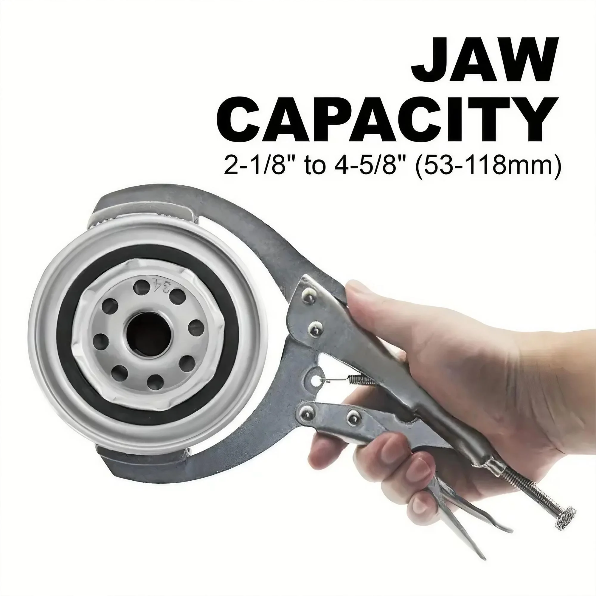 1PC Industrial Strength Locking Grip Oil Filter Wrench Tool Secure Vise Vice Holding Versatile Pliers