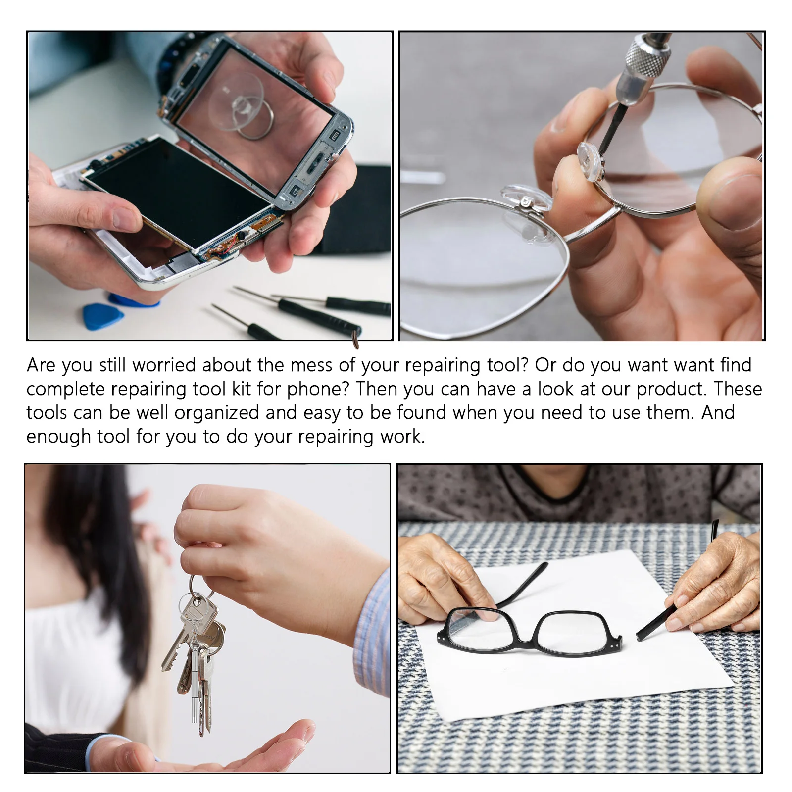 

6Pcs Phone Maintenance Tool Screwdriver Set for Watch Jewelry Repair Practical Easy Screwdriver Repair Tool Repairing Instrument