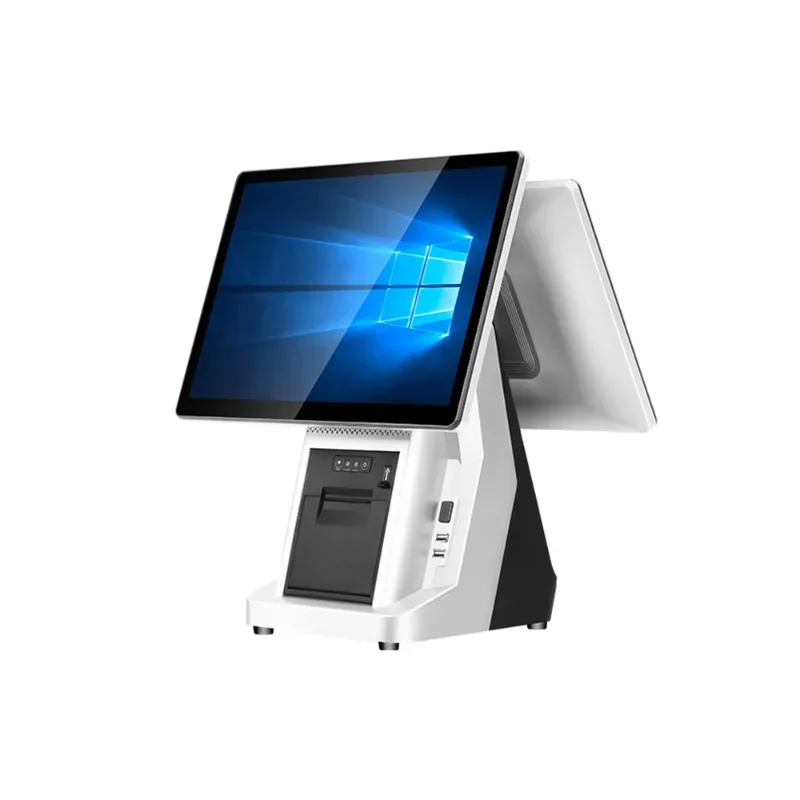 Dual screen cash register all-in-one machine touch screen, milk tea catering