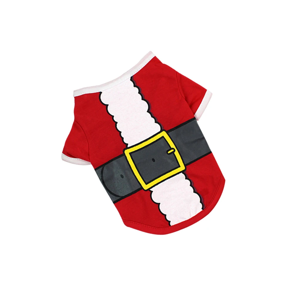 

Christmas Pet Santa Claus Dog Clothes Size S Puppy Hoodie Sweater Shirt Xmas Costume Warm Dog Clothes Pet Santa Claus Costume
