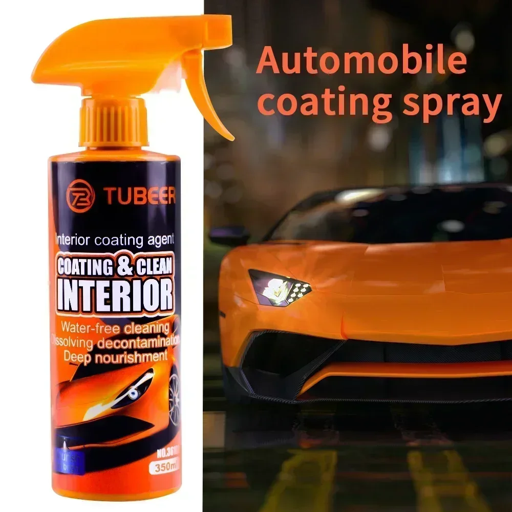 Car Interior Coating Agent Multiple Purpose Water-Free Spray for Cars Care Refurbished To Decontaminate and Dust Remover