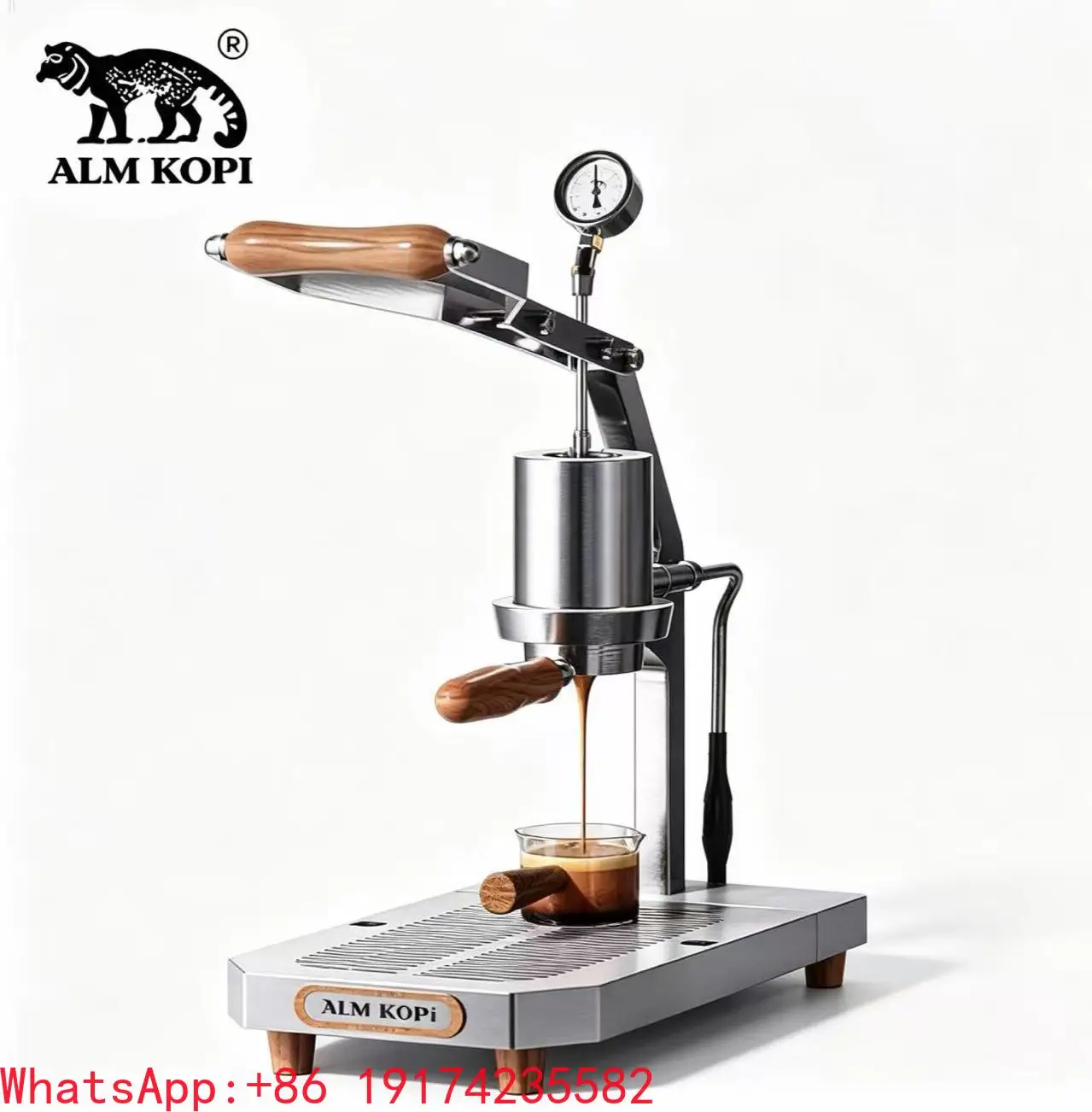 Professional Variable Pressure Manual Lever Espresso PID Controlled For Home Barista Coffee Shop Coffee Machine