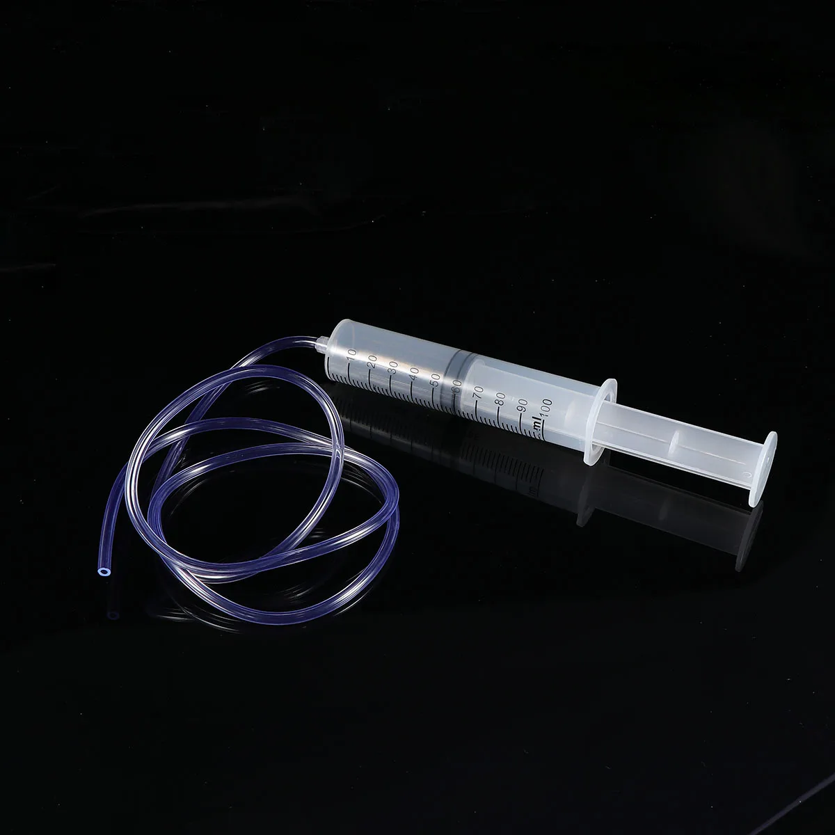 100Ml Plastic Syringe 0.8M Tube Industrial Dispensing Graduated Markings Splash Proof Liquid Transfer Injection