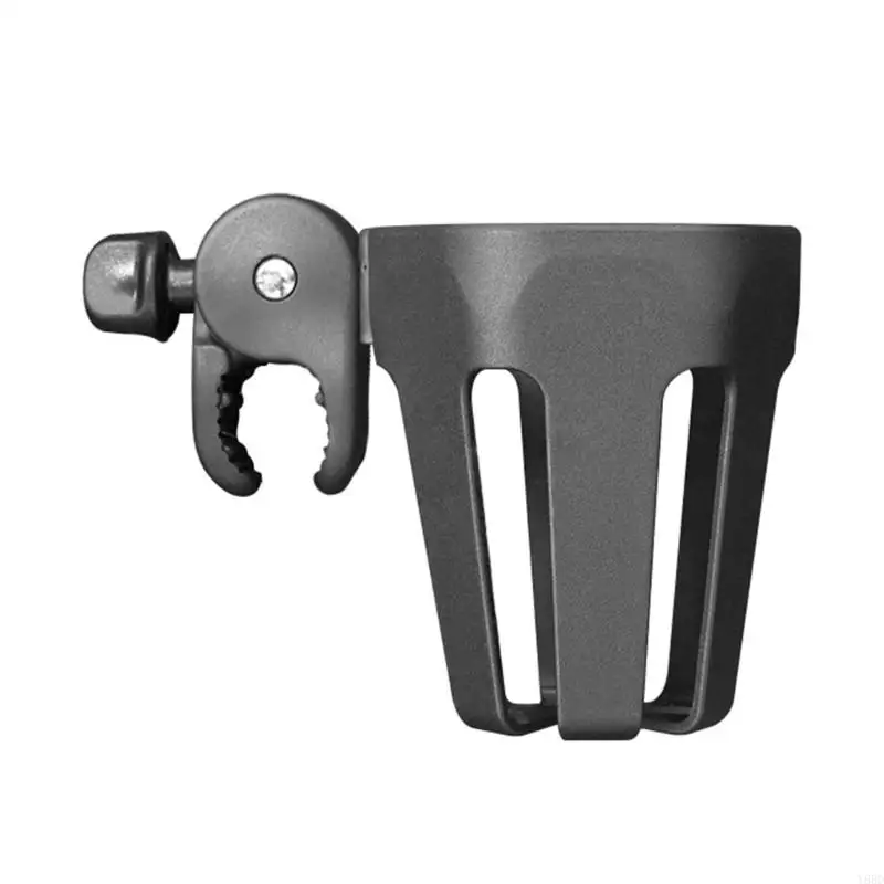Y88D Multipurpose Rotating Cup Holder Stand for Infant Strollers Adult Walkers Scooters Bikes with Secure Grip Design