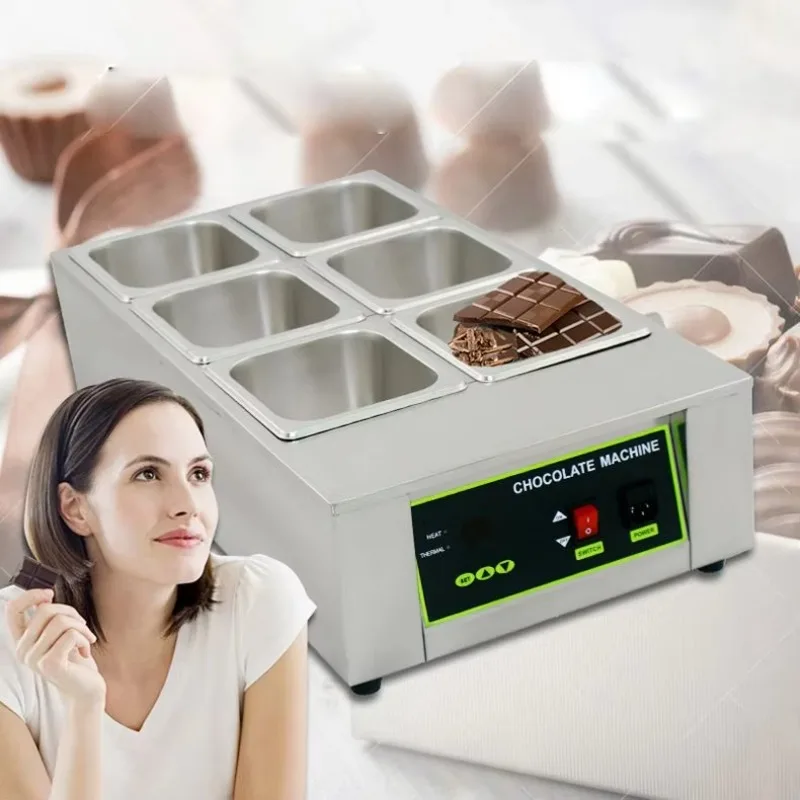 ماكينة صنع الشوكولاتة الأوتوماتيكية المصنوعة من الفولاذ المقاوم للصدأ ماكينة تقسية الشوكولاتة للبيع #3