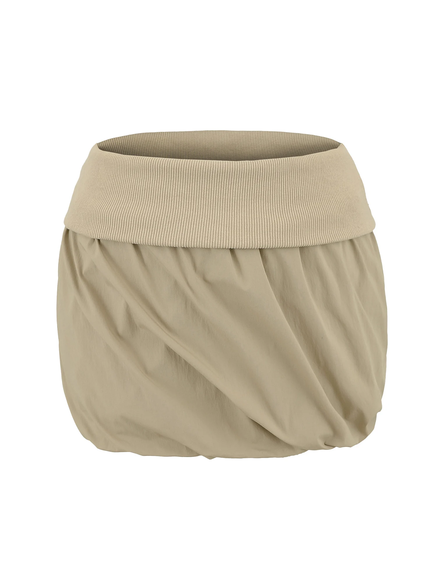 

American Sexy Low Waist Slimming Skirt Women's Summer Elastic Waist A-Line ort Skirt Commute Sle Color