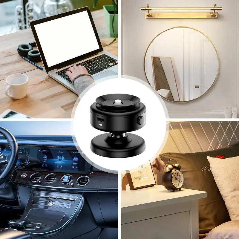 자기 자동차 전화 홀더 360 학위 회전 알루미늄 합금 전화 마운트 자동차 다기능 진공 흡착 전화 크래들