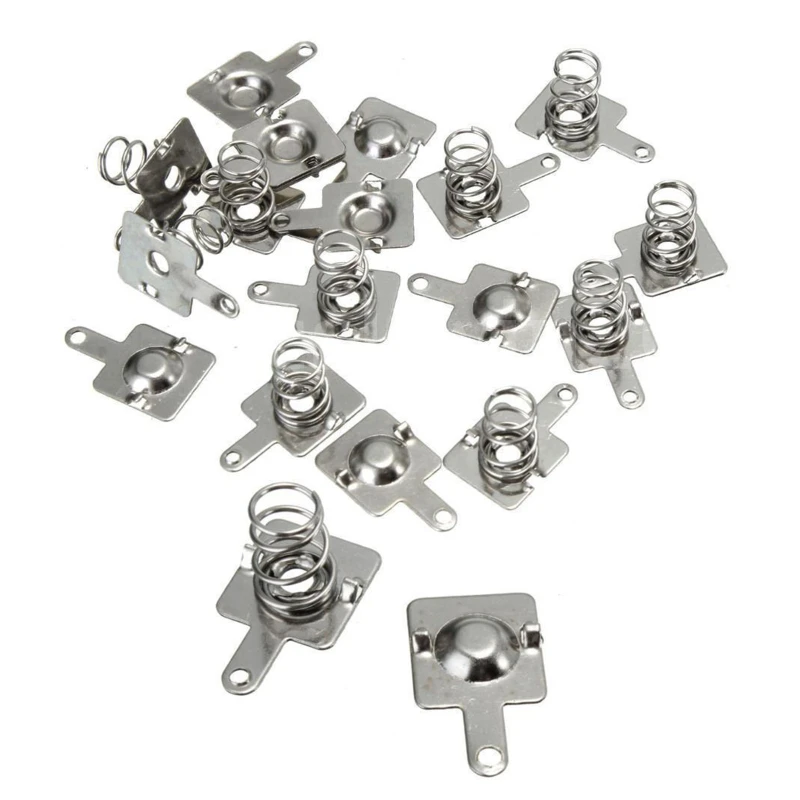 100pcs Battery shrapnel AA or AAA battery spring 5 No.  positive and negative contact pieces 50pairs Radio battery box shrapnel