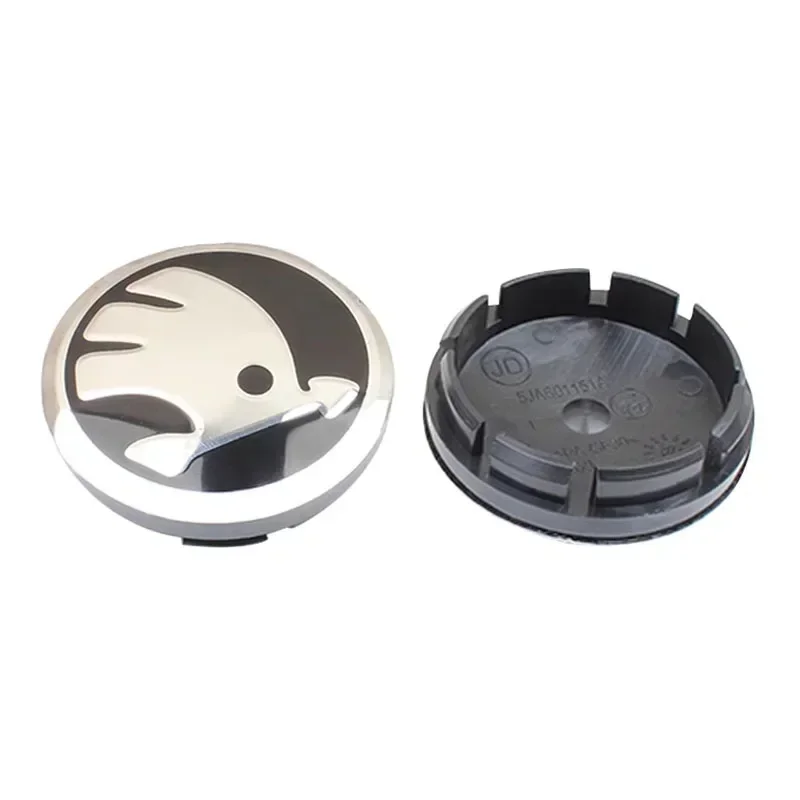 56MM Wheel Hub Center Caps For SKODA Octavia Superb Kodiaq Superb Fabia Rapid Xindong Yeti