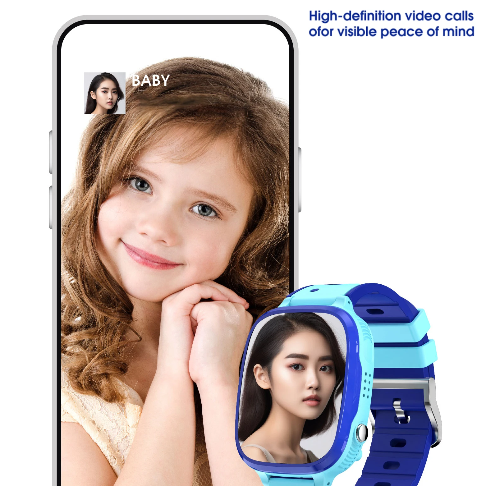 4G Student Sim Card Smart Watch Remote Voice Monitoring Video Call HD Camera Positioning Kid SOS Waterproof Smart Watch Children