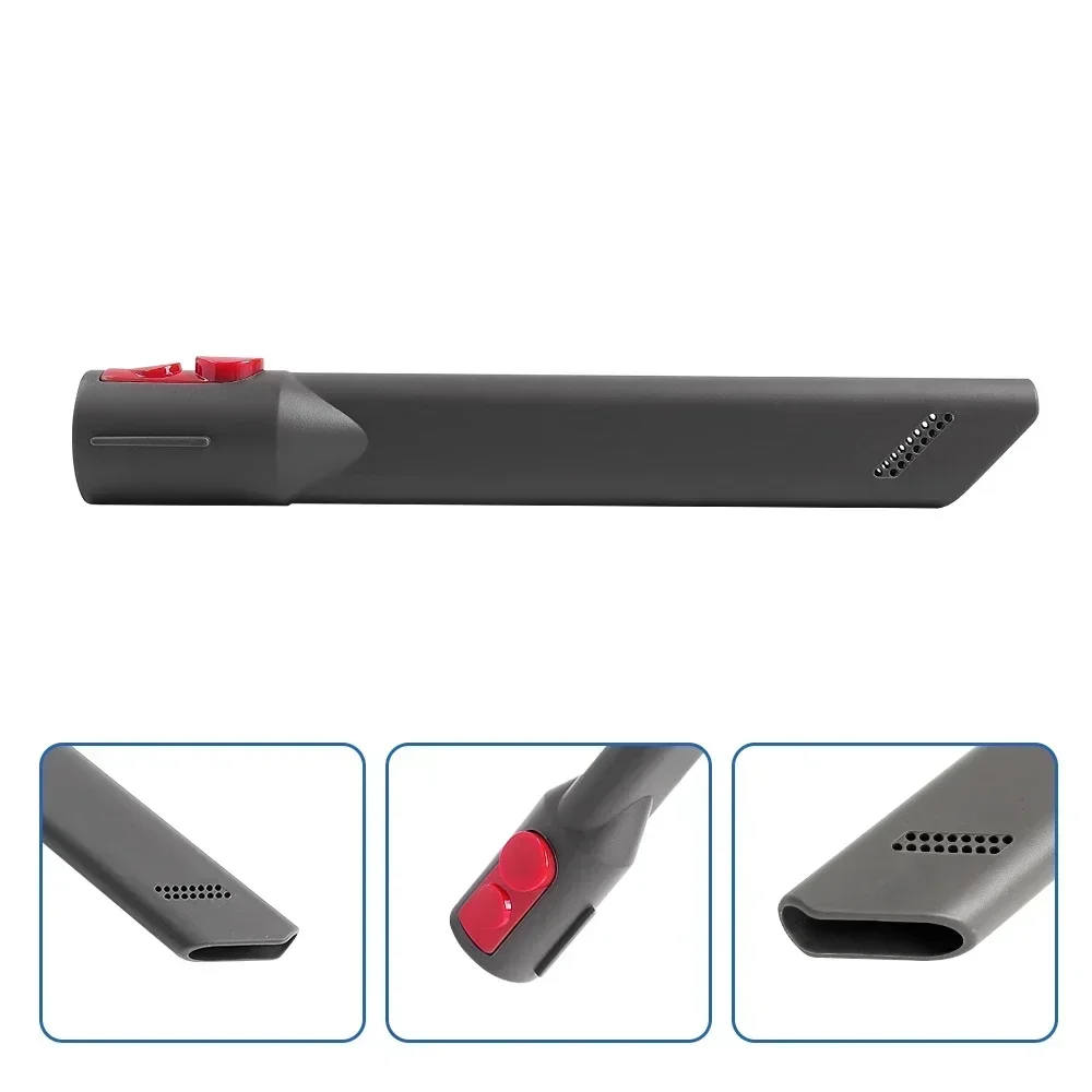Crevice Cleaning Tool For Dyson V7 V8 V10 V11 V15 Cordless Vacuum Cleaner LED Lighting Flat Suction Clean LED Light Pipe Nozzle