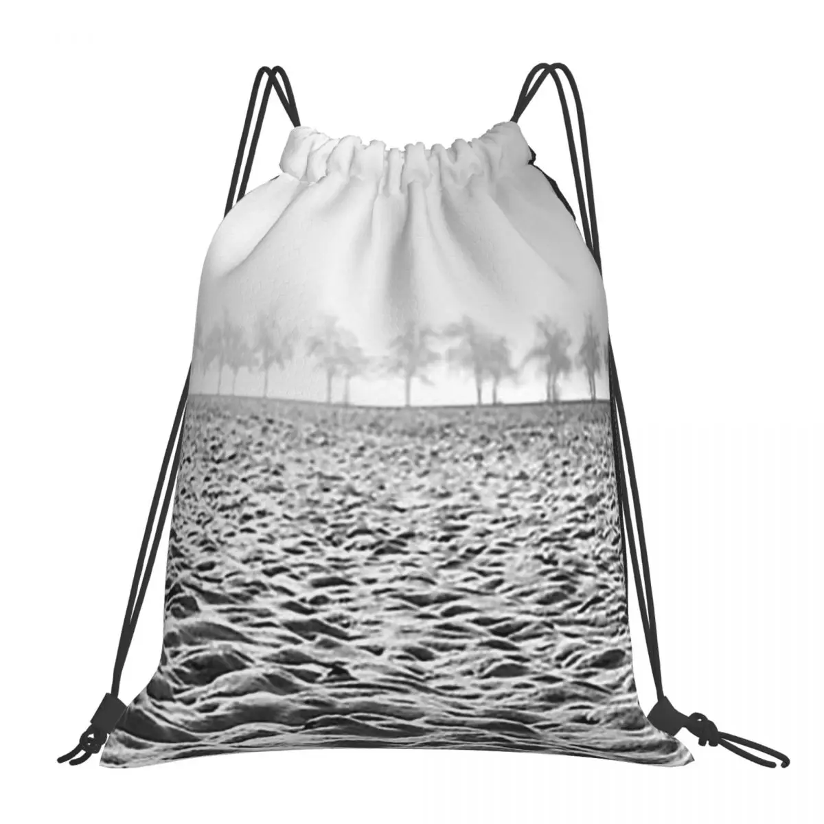 Winter Memories Backpacks Multi-function Portable Drawstring Bundle Pocket Sports Bag Book Bags For Travel Students