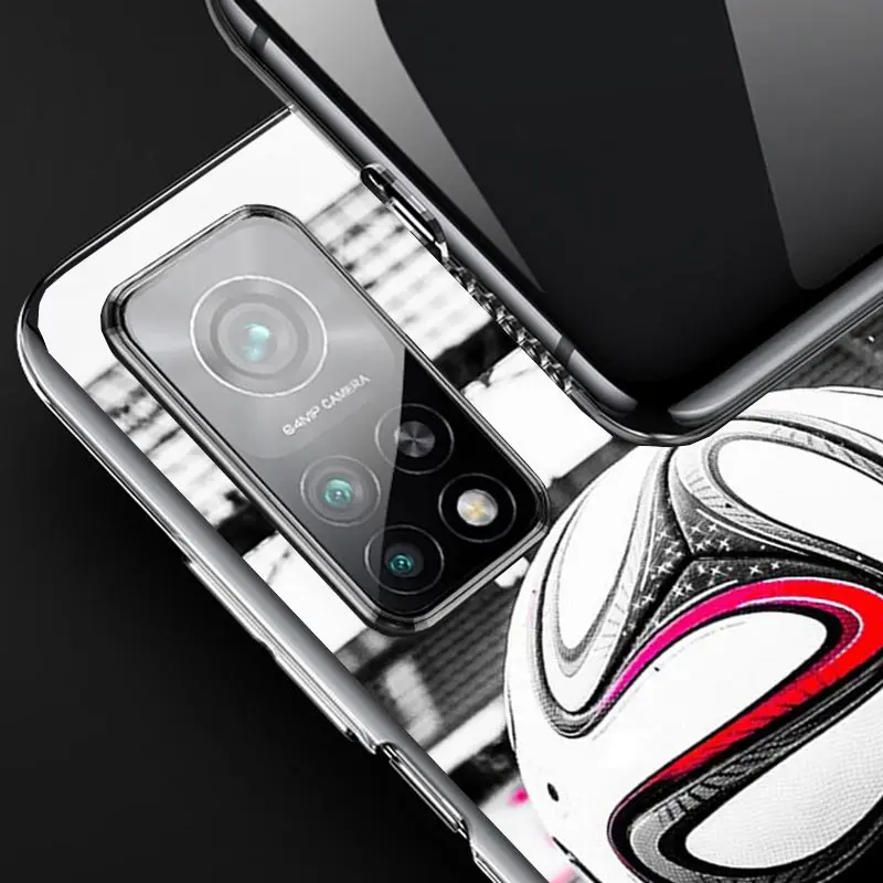 Football Soccer Ball Design Case Phone Cover for Xiaomi Redmi Note 13 12S 12 11S 11 11T 11E 10S 10 Pro Plus 9S 9 8T 8 5G Trend F