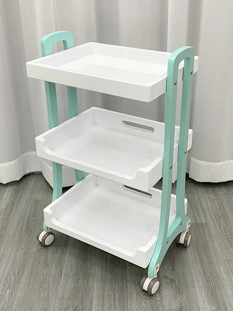 Bedroom Snack Bedside Salon Trolley Bookshelf Dining Room Sofa Side Lash Salon Trolley Carrito Auxiliar Beauty Furniture