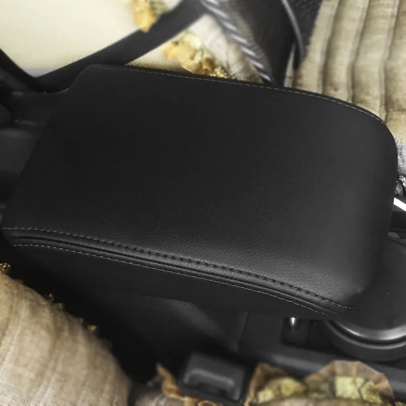 Microfiber Leather Car Interior Center Armrest Console Box Protection Cover Trim For VW Golf 7 MK7 2014 2015 2016