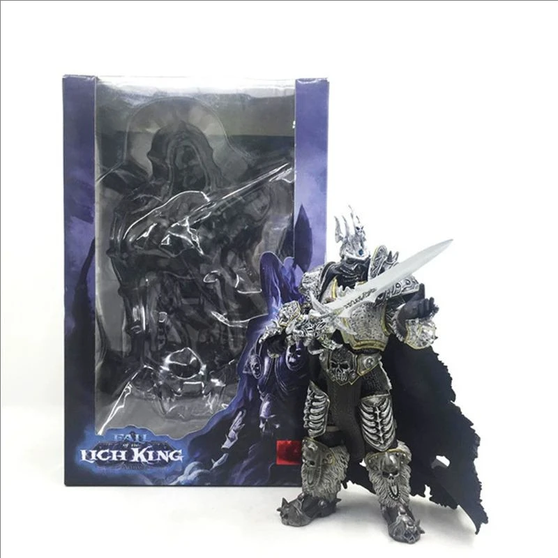 WOW Fall of The Lich King Arthas Sylvanas Windrunner Sylvan Archery Queen World Of Warcraft Dota Menethil Action Figure Toys