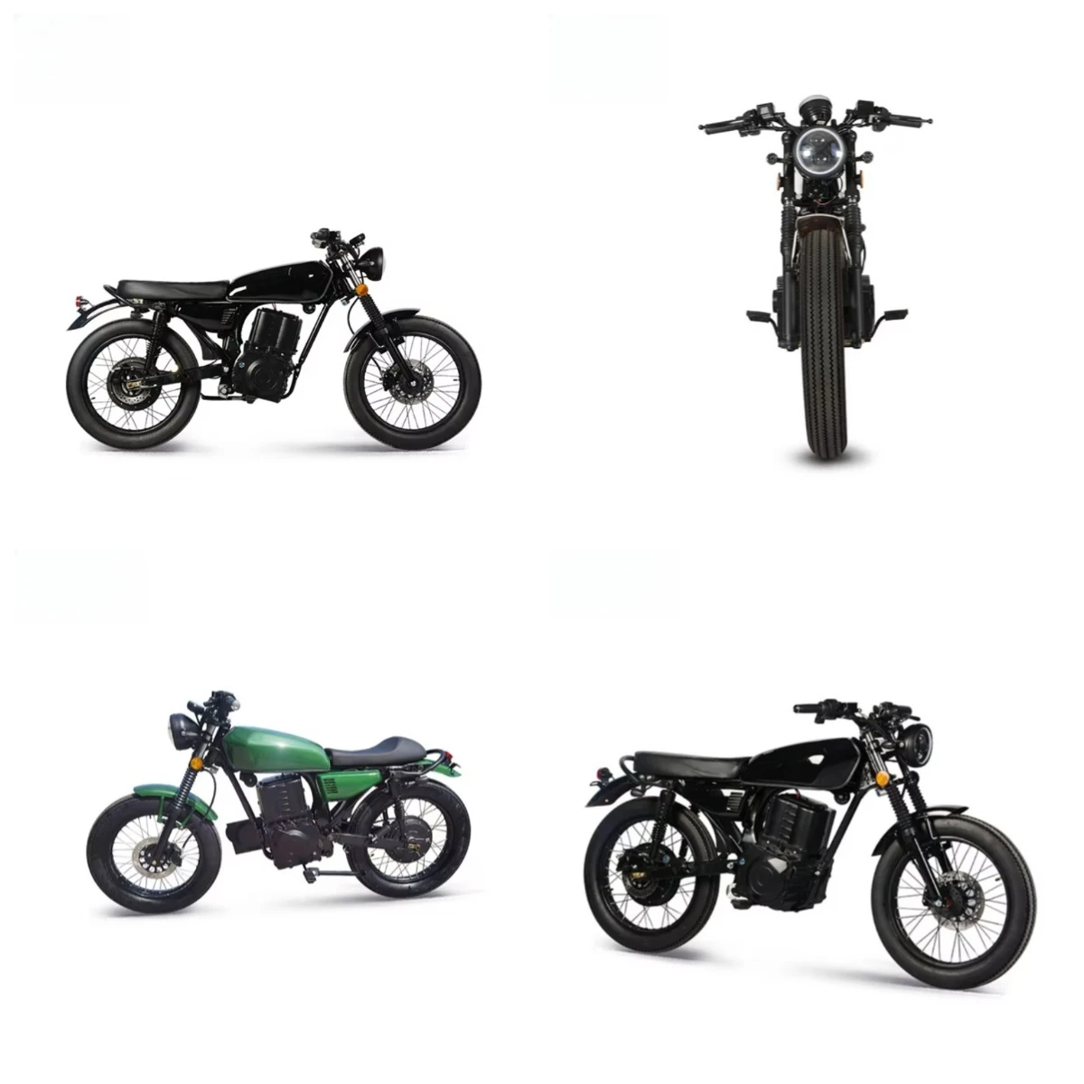 

Электрический мотоцикл Luyuan: Мощный 60В 2000Вт гоночный электромотоцикл с аккумулятором большой емкости, максимальная скорость 61-80 км/ч, запас хода 40-150 км