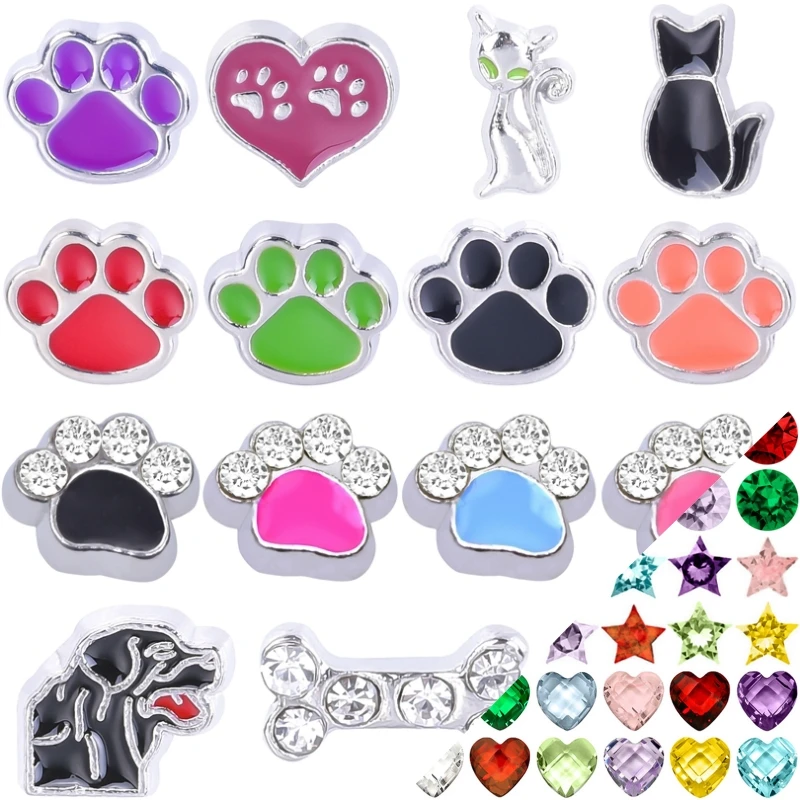 20 adet emaye yeşil hindistan cevizi ağacı yüzer takılar bitki kaktüs akçaağaç yaprağı kolye Fit cam fotoğraf Lokcket kolye takı yapımı için