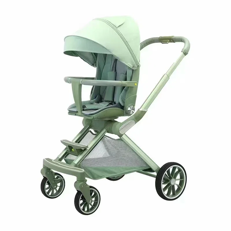 Wholesale Luxury Custom Foldable Aluminum Baby Pram Lightweight Travel Baby Stroller