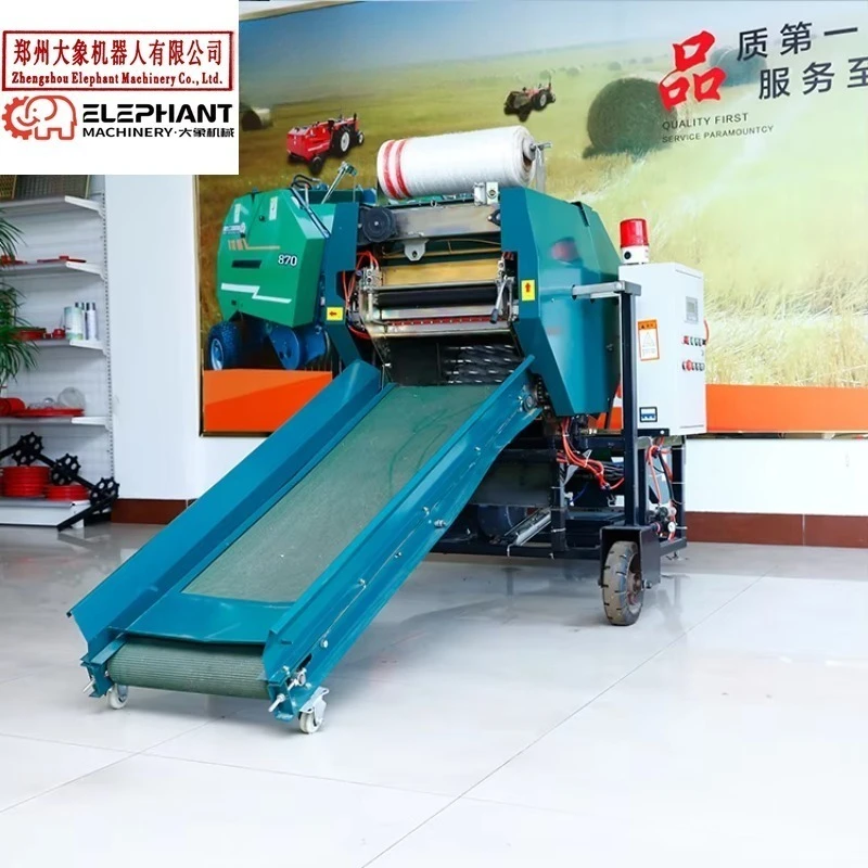 Hay Silage Round Baler Wrapper Machine Silage Packing Machine Hay Baler And Wrapper Supplier
