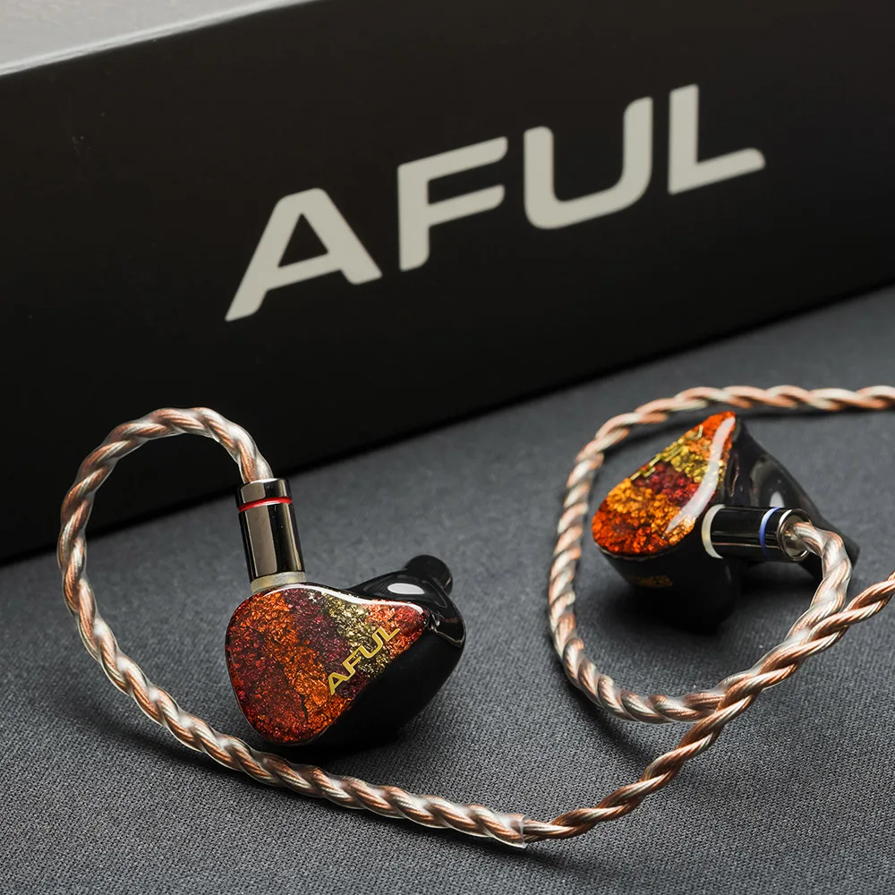 AFUL Performer8/الأداء 8 1DD + 7BA الهجين IEMs في الأذن رصد سماعات السلكية مع عالية النقاء OCC الفضة مطلي كابل