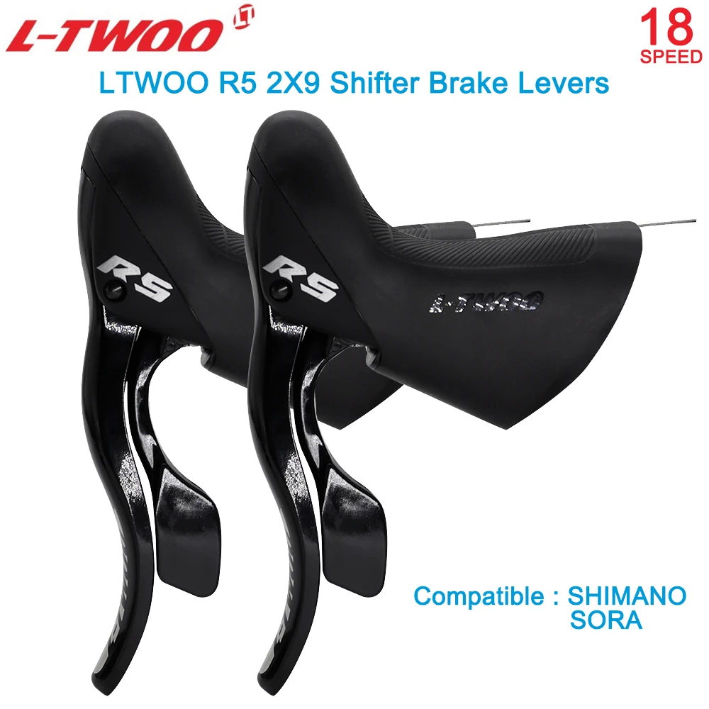 

LTWOO R5 2X9 Speed Derailleurs Groupset for Road Bike 18s 18v Shifter Brake Lever for Road Bicycle Compatible SHIMANO SORA Parts