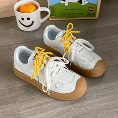 

World women's shoes LD5201-autumn niche non-collision board women's little white breathable casual shoes