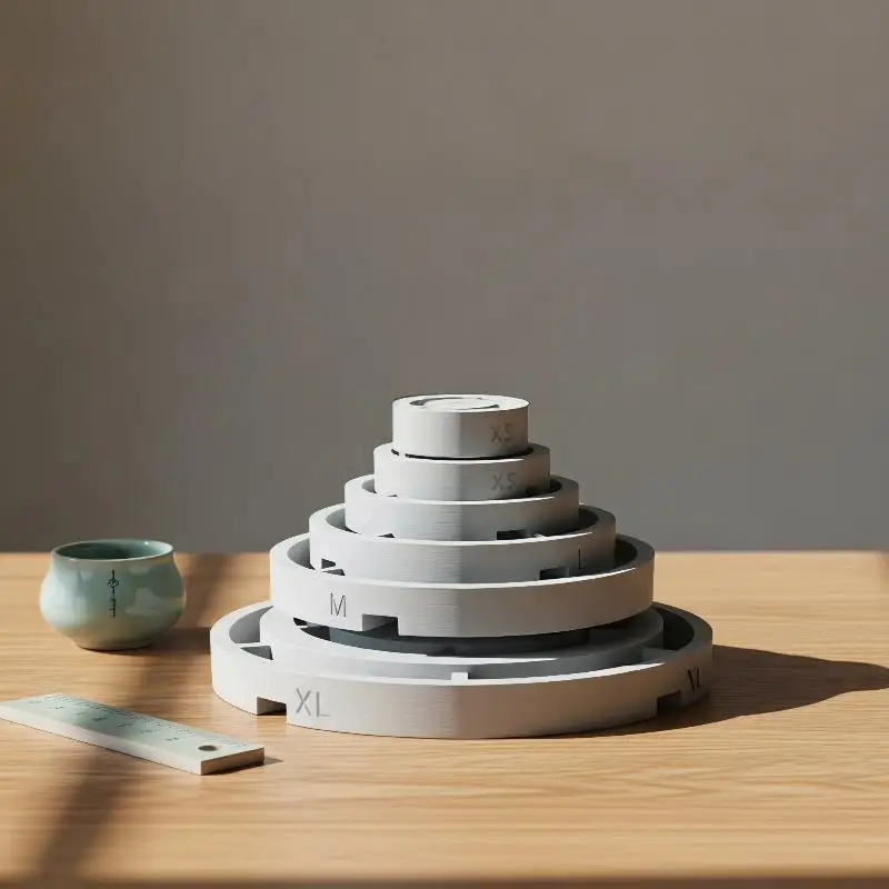 5 Tailles – Gabarit de base pour poterie – Moule à anneau de base pour argile céramique – Fournitures de fabrication artisanale de poterie en céramique DIY