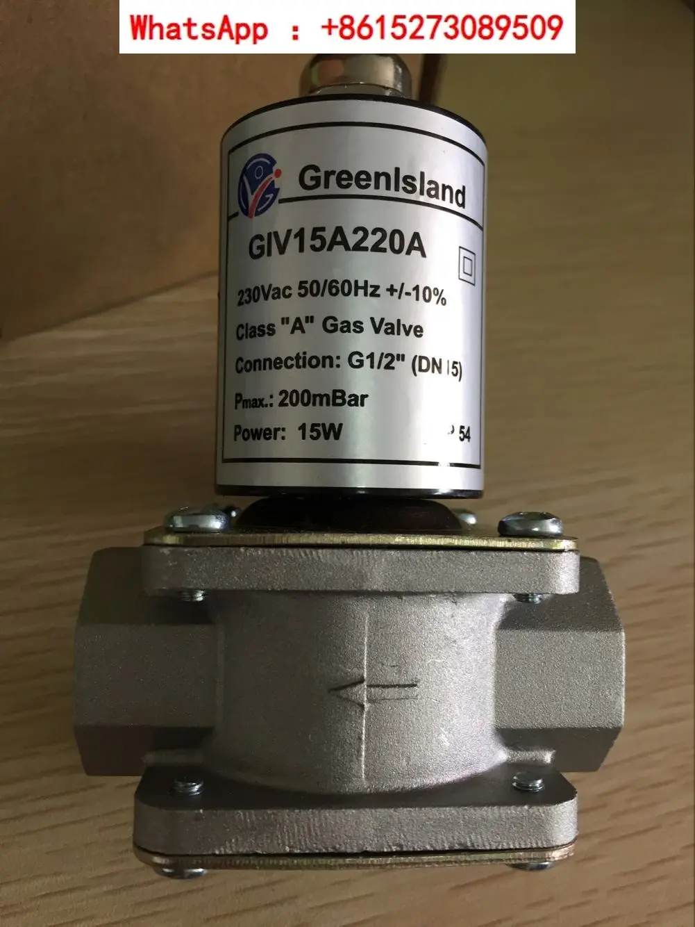 

Greenian gas solenoid valve GIV10A220A/GIV15A220A, GIV65FB220A