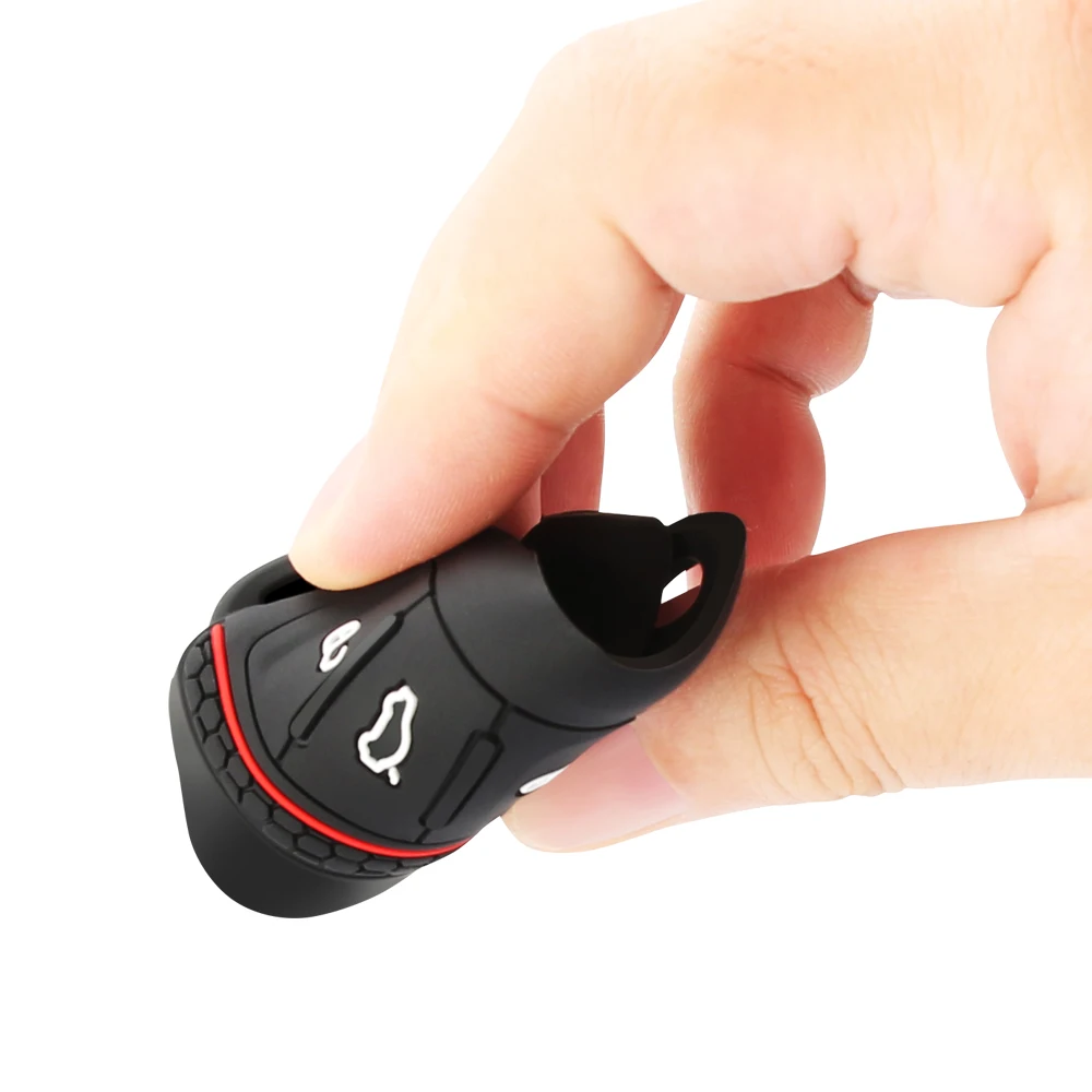 Silicone Car Key Case Keys Full Cover Protection Shell Bag for VW Volkswagen Polo Tiguan Passat Golf Jetta Lavida Skoda Octavia