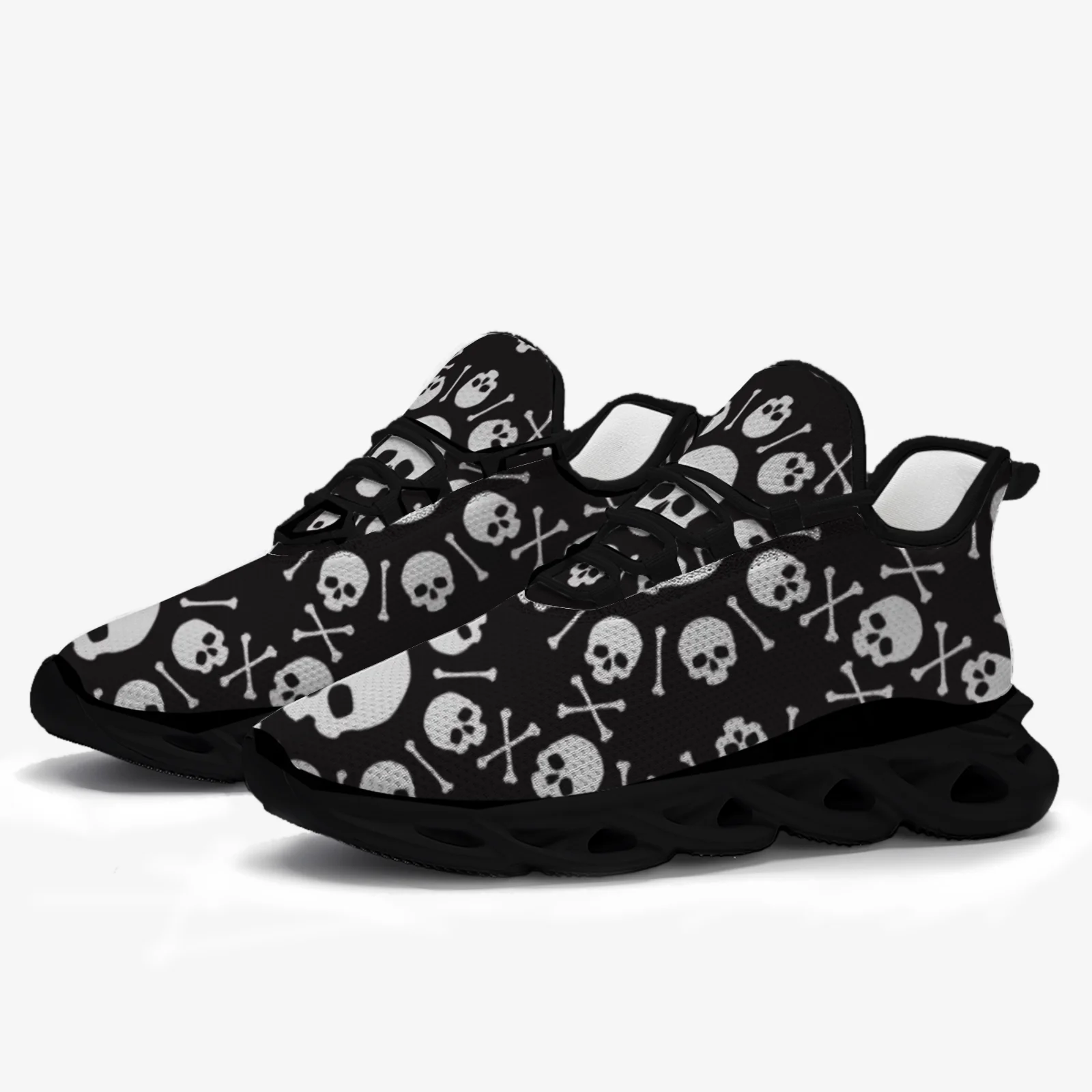 

Skull Ghost Series Casual Sneakers, Mesh Ultralight Sports Shoes, Men's and Women's