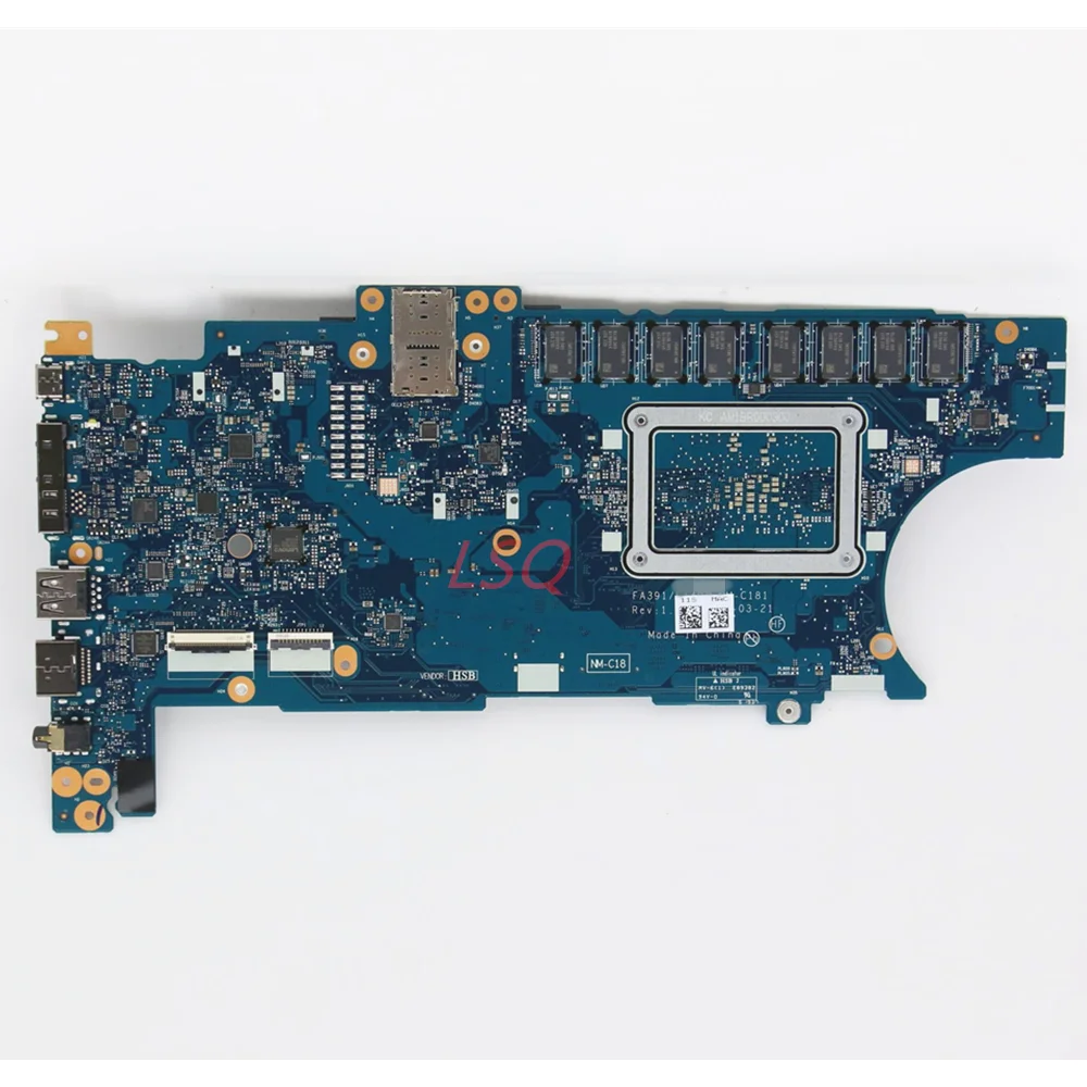 New/Orig Laptop Motherboard For Lenovo Thinkpad X395 T495S mainboard CPU: Rz7-3700U RAM: 8G FA391/FA491 NM-C181 5B20W63710