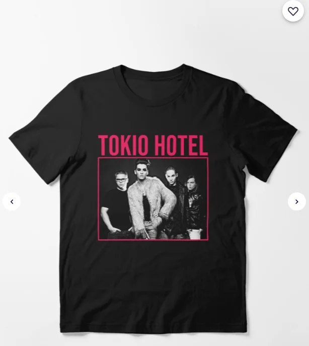 tOKIO hOTEL tOKIO hOTEL bAND t sHIRT aLL sIZE s-4xl CG509