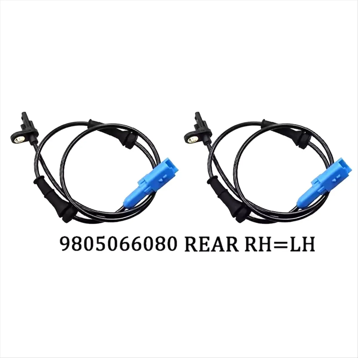 #20J 4pcs for Citroen Peugeot 2008 I 301 Front Rear ABS Wheel Speed Sensor,9810846080,(ABS)