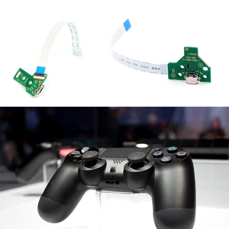 Charging Port Socket Board Replacement  Adaptor Charger Connector parts with 12 Pin Flex Cable for  Controller best sale