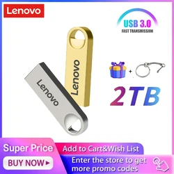 Lenovo USB Flash Drive High Speed USB 3.0 Mini USB Drive 2TB High Speed Pen Drive 1TB Pendrive 3.0 USB Stick Waterproof U Disk