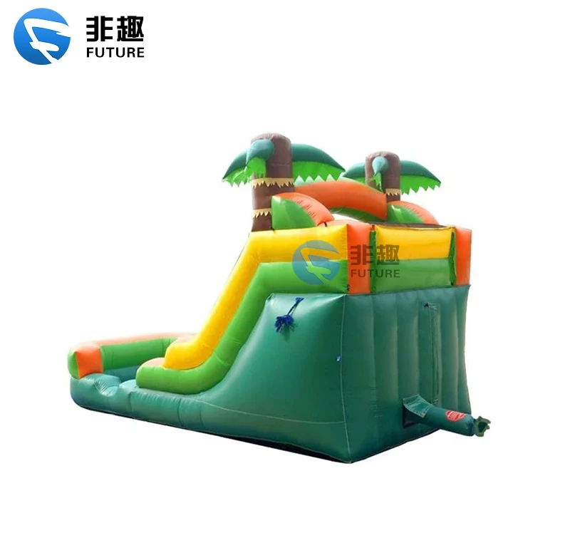 Jungle Palm Tree Slide Custom Made Inflatable Slide For Children Party or Event