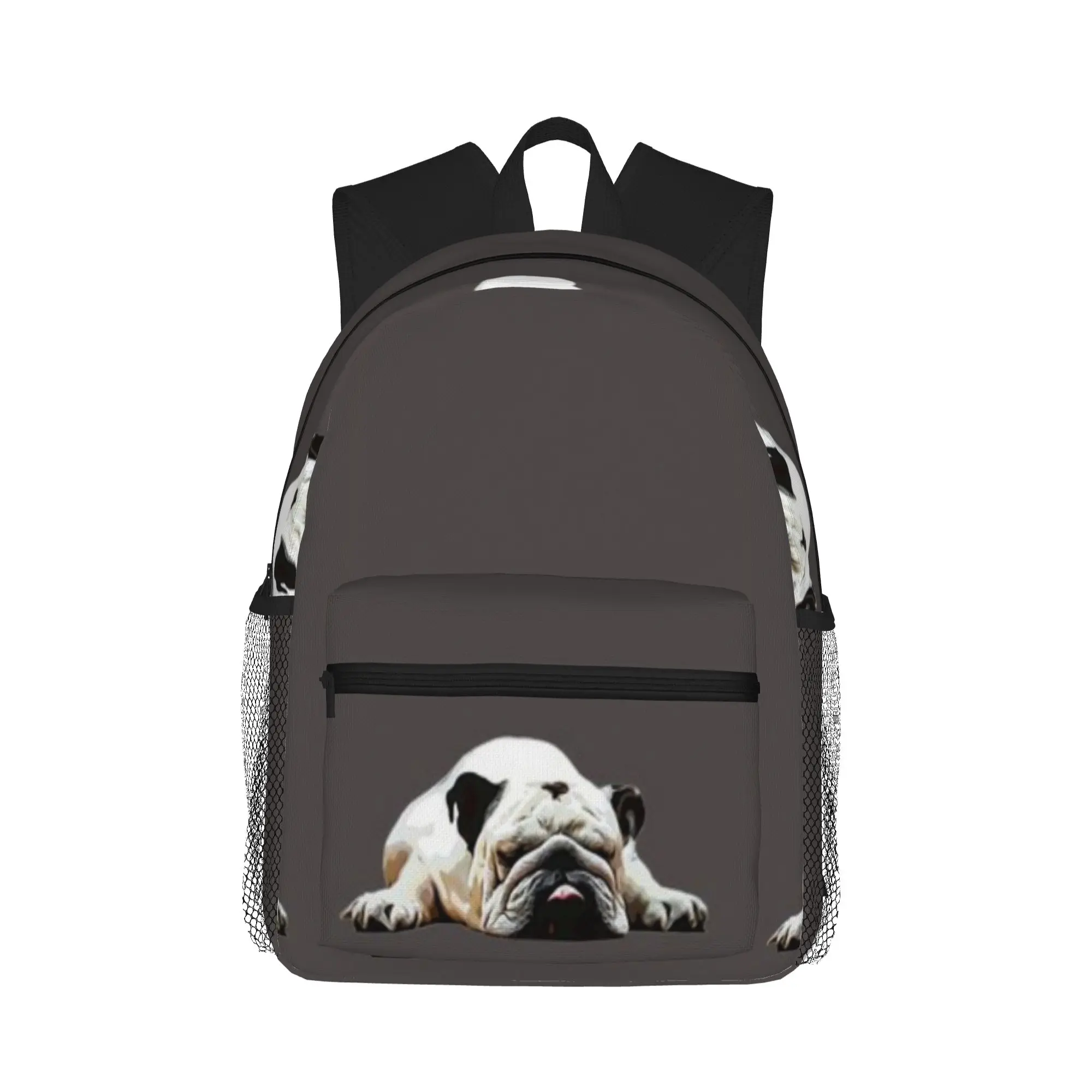 Bulldog - Funny English Bulldog  Casual Backpack for Students and Adults Backpacks