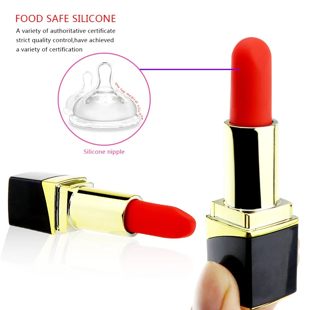 Magnetic suction charging lipstick jump egg female massage vibration masturbation AV stick