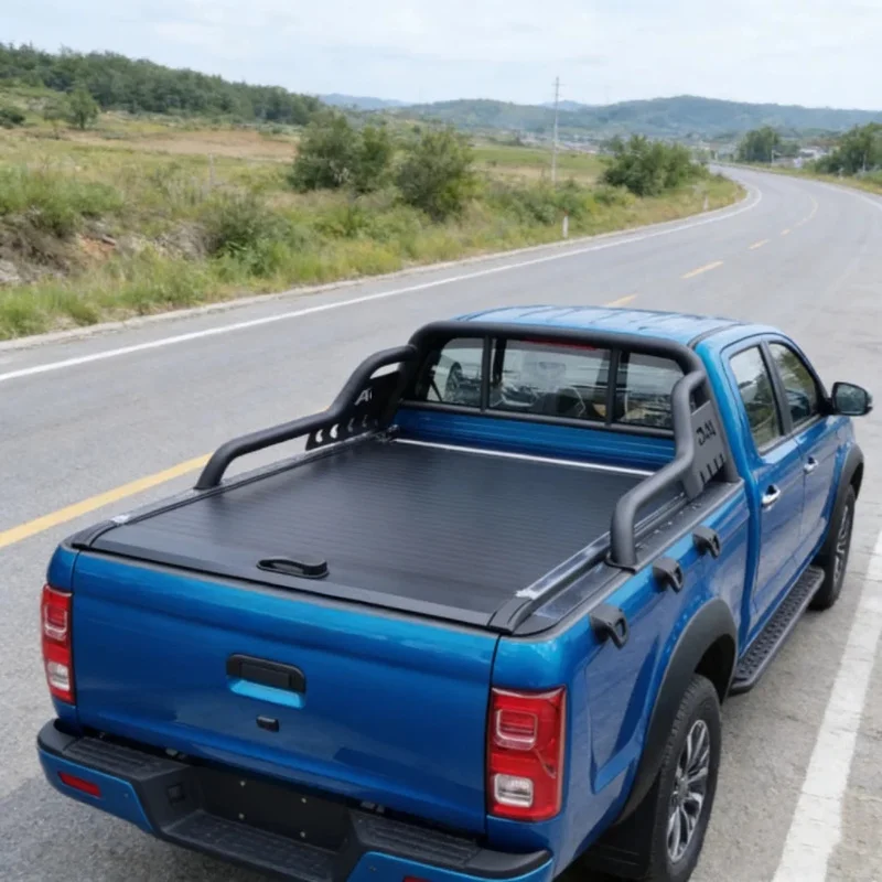 High Quality Best-Seller Aluminum Alloy Manual Retractable Hard Roller Shutter Tonneau Cover Fit JAC T9 Ute T6 T8 Pro Sollers St