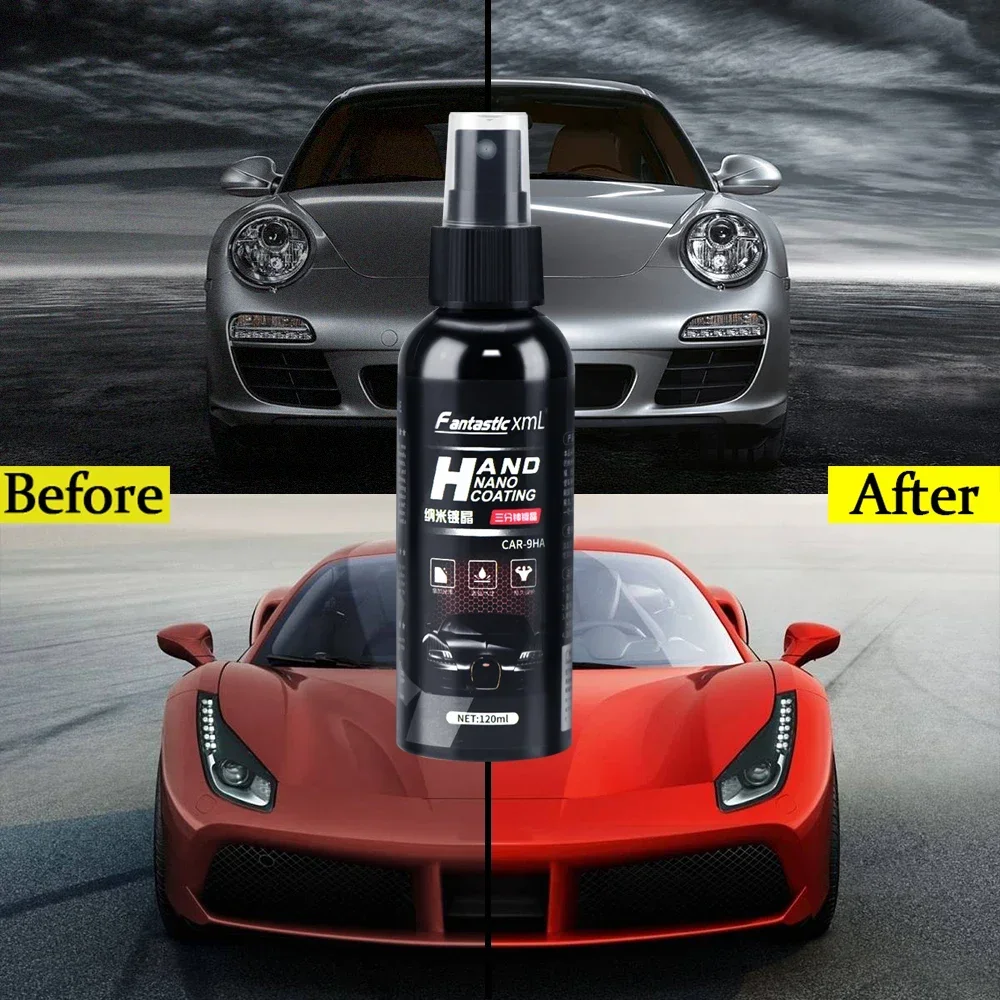 Car Ceramic Coating Wax Car Paint Care Polishing Agent Super Hydrophobic Liquid Nano Waterproof Coat Car Antifouling Spray Agent