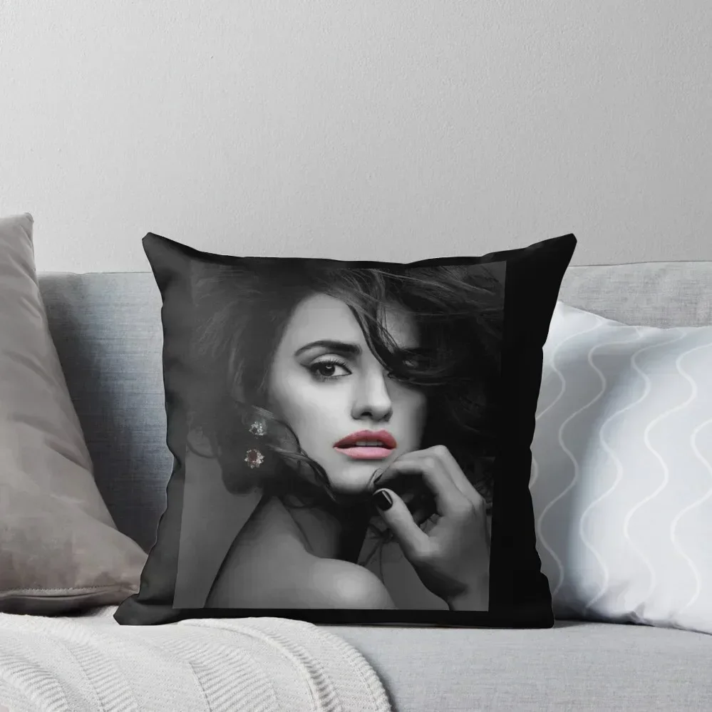 Penelope Cruz Throw Pillow luxury decor pillows decor home pillow