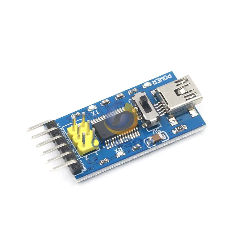 1pc Basic Breakout Board for arduino FTDI FT232RL USB To TTL Serial IC Adapter Converter Module for arduino 3.3V 5V FT232 Switch