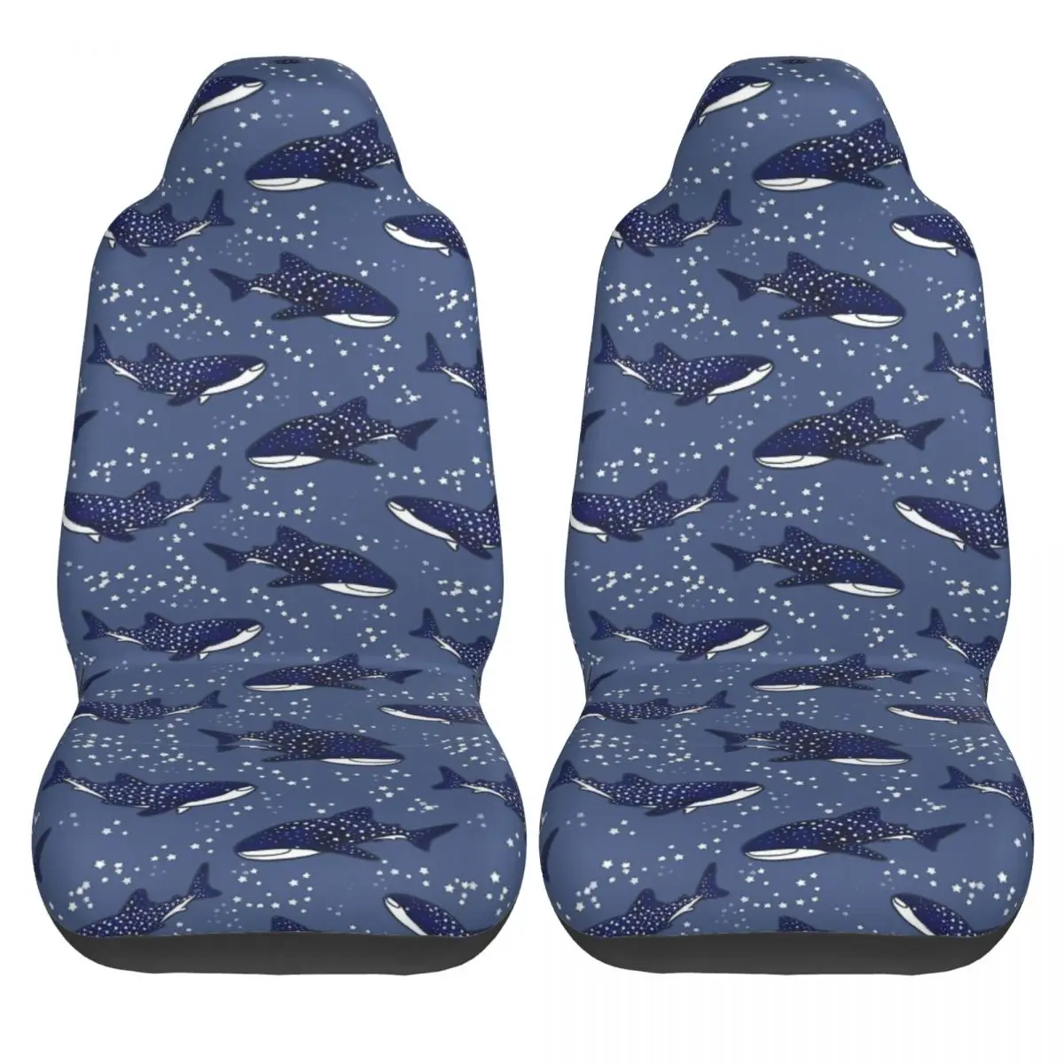 Starry Whale Sharks Universal Car Seat Cover Four Seasons AUTOYOUTH Galactic Sea Giants Car Seat Covers Fabric Seat Protector